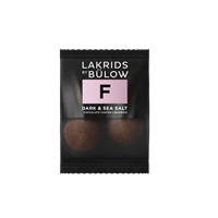 F - Mini (Flowpack) Lakrids by Bülow - 2 LAKRIDSKUGLER PR. PAKKE 